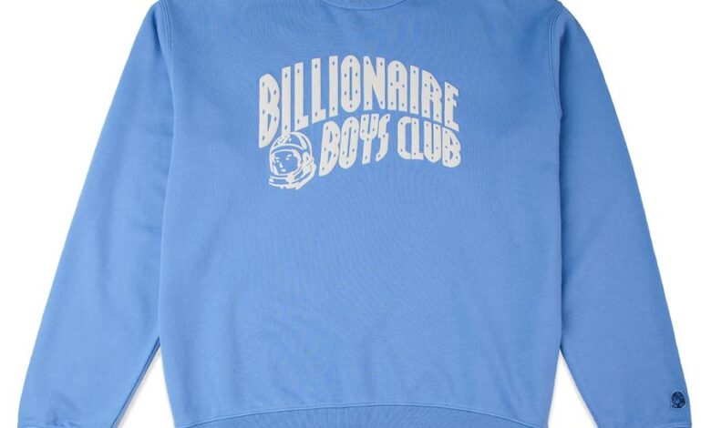 Billionaire Boys Club Classic Arch Crewneck – Blue