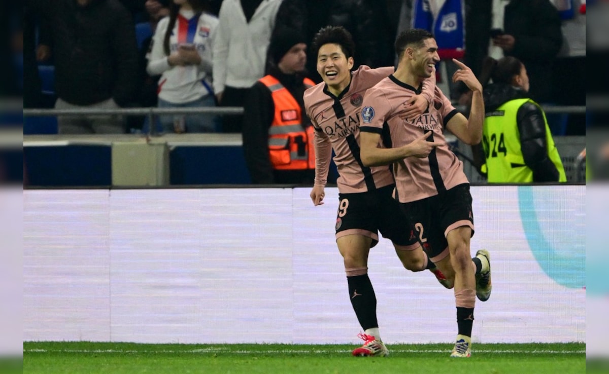 Achraf Hakimi Scores Twice As PSG Sink Lyon To Stay Unbeaten In Ligue 1